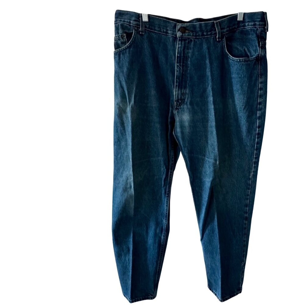 Mens Faded Glory Blue Jeans 40x30 Straight Leg